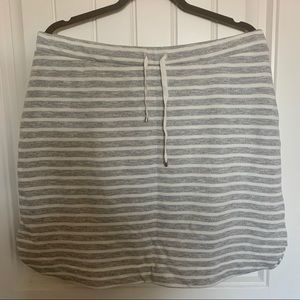 Terry Cloth Draw String Skirt